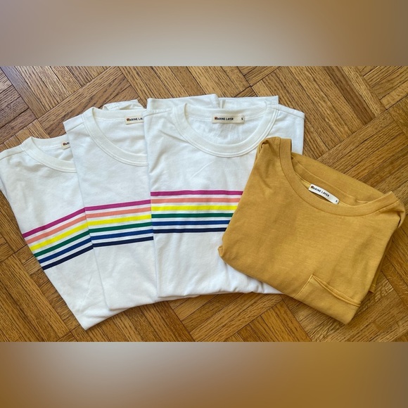 Marine Layer Women’s Short Sleeve Tee Shirt With Pocket Size Small NWOT - Picture 8 of 9